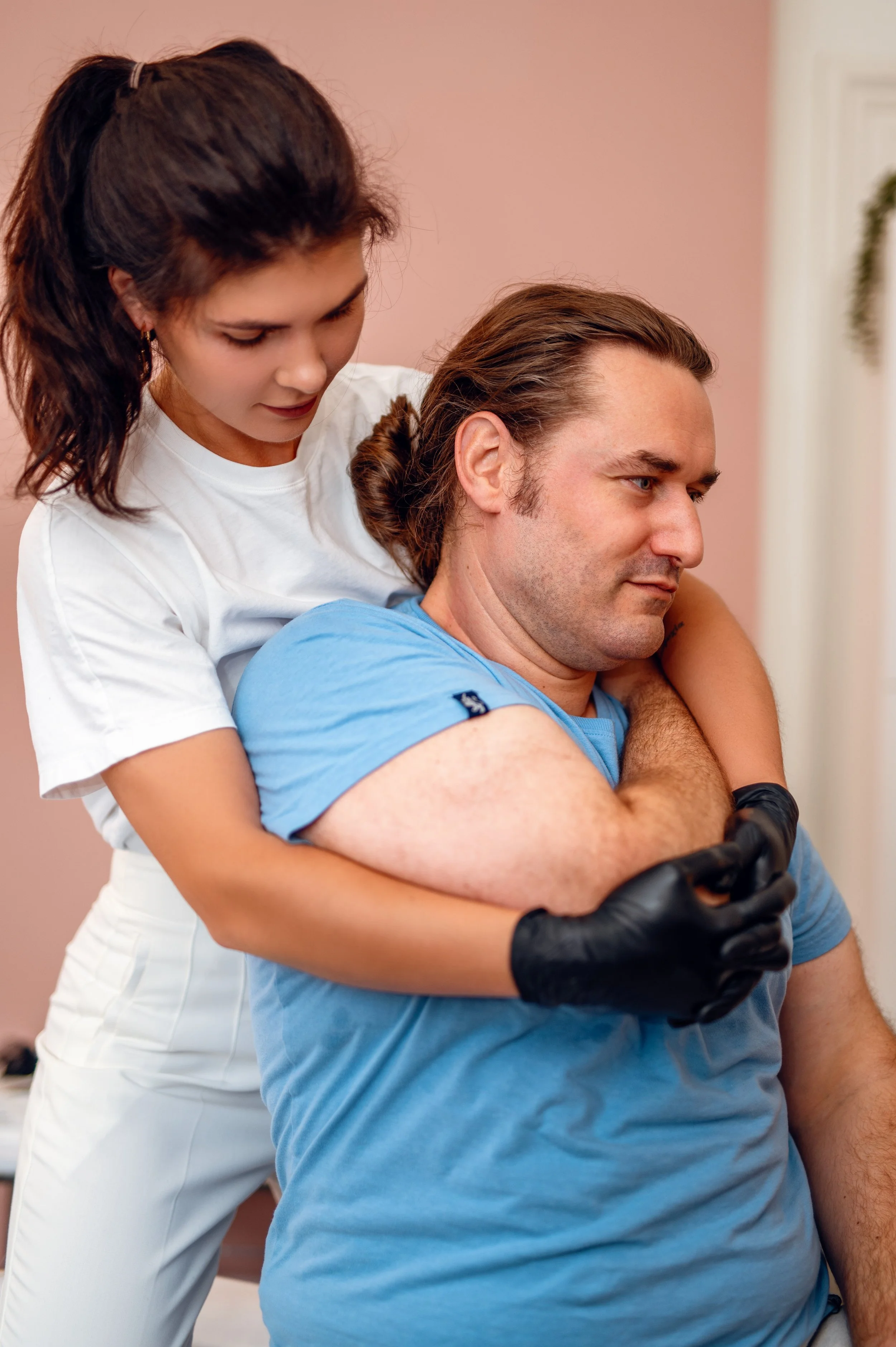 Sports massage therapy treatment