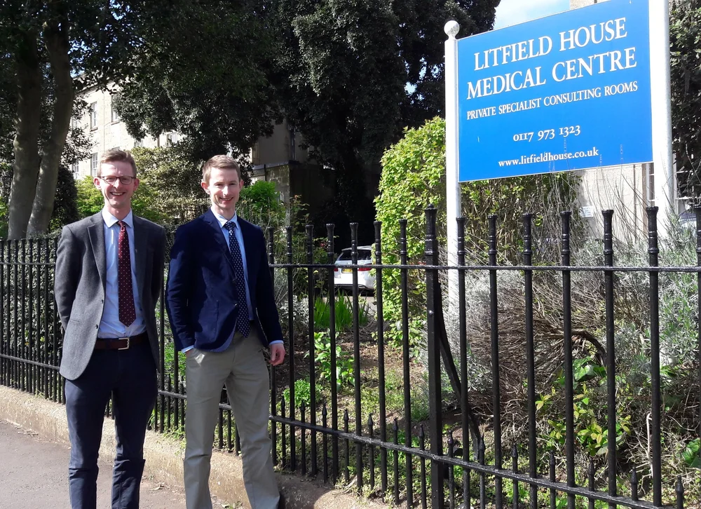 Dr John Beard and Dr Henry Beard, founder members of the private GP practice