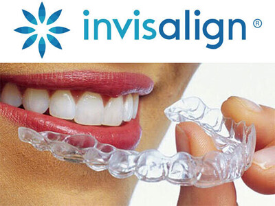 Invisalign clear aligner promotional graphic