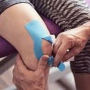 Kinesio taping application