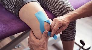 Kinesio taping / strapping treatment
