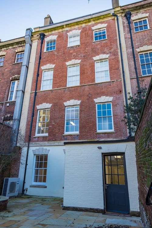 Exterior of the practice, a refurbished Georgian property on Berkeley Square