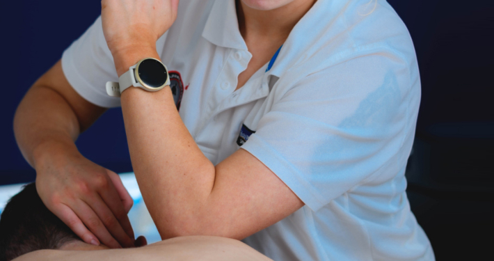 Sports massage service imagery