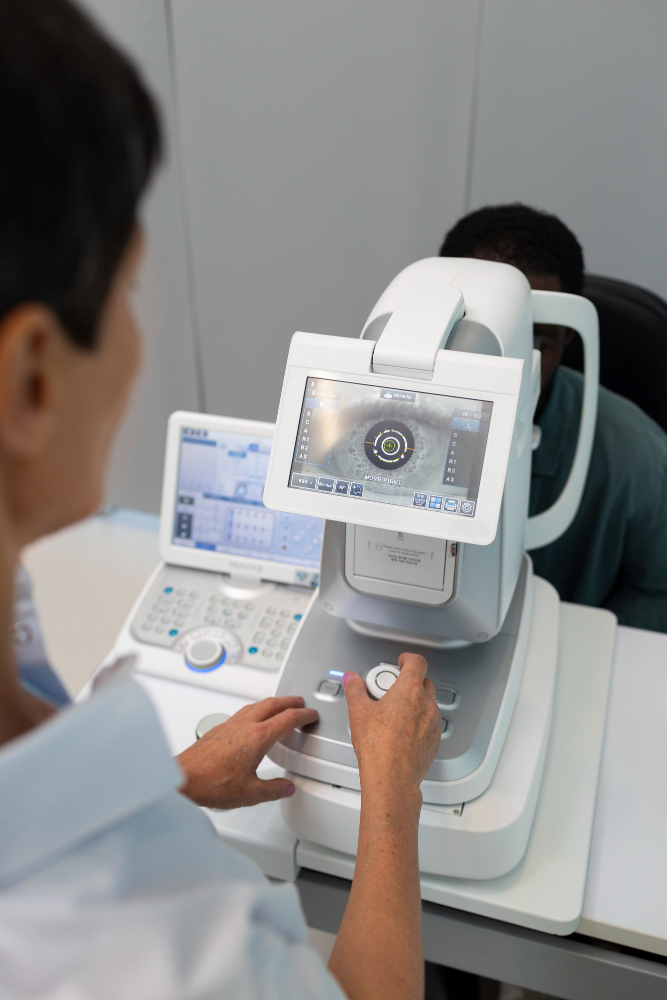 Cadman Visioncare clinic with OCT machine