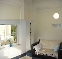 Waiting room interior at the Southville Clinic building, Bristol