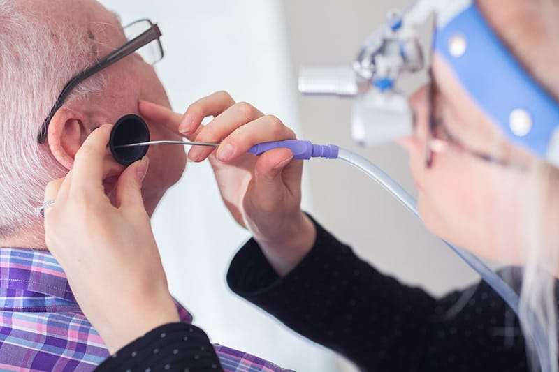 Microsuction ear wax removal