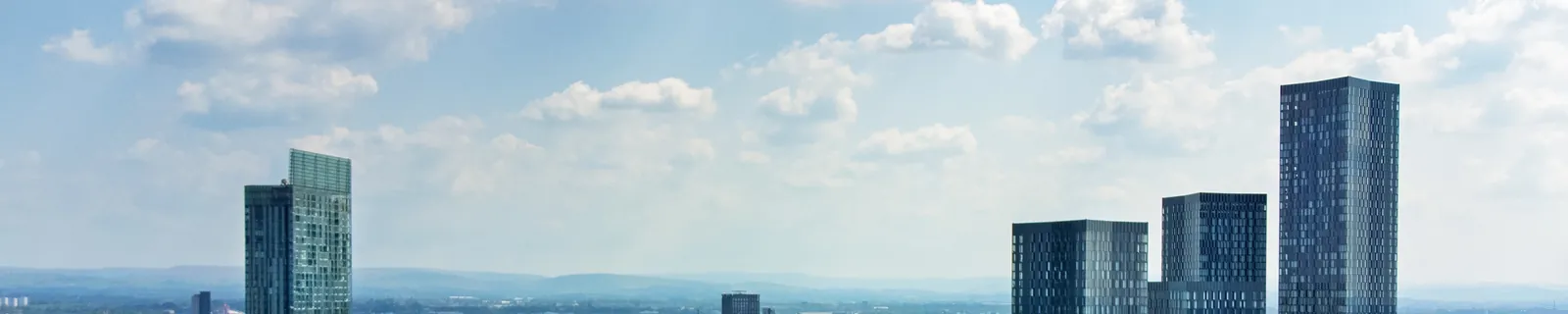 Manchester Skyline hero image for Cornbrook Medical Practice