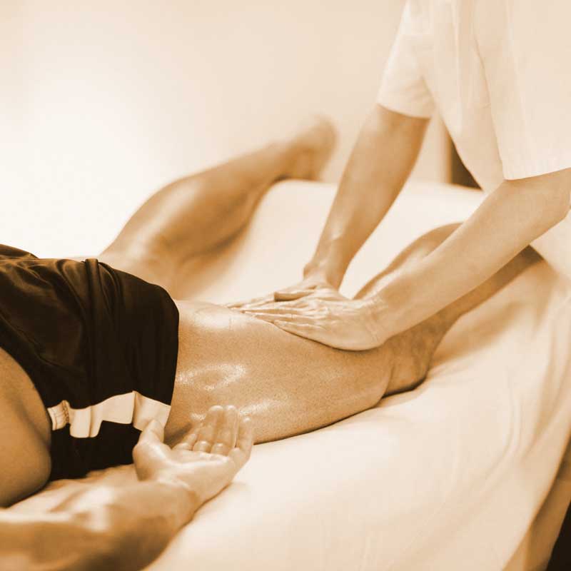 Sports massage therapy at Cotham Chiropractic Clinic