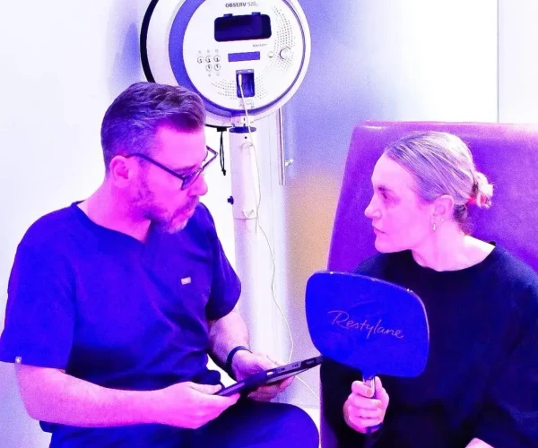Craig Hobson consultation with patient
