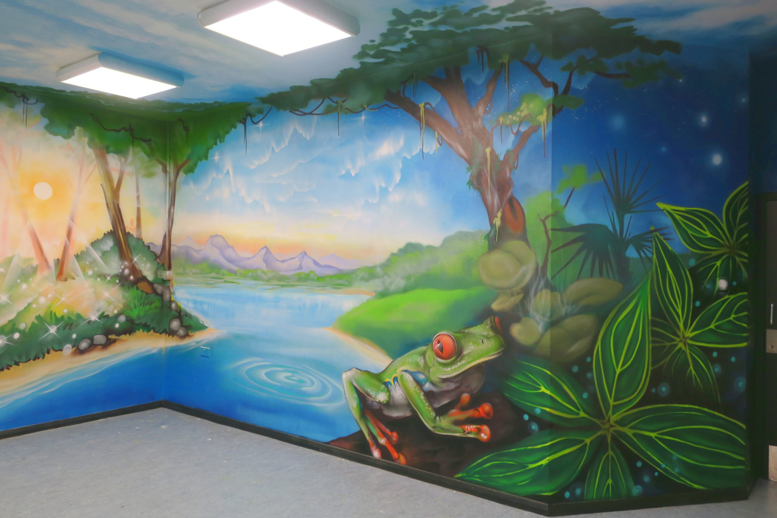 Hanham Youth Centre creative art activity