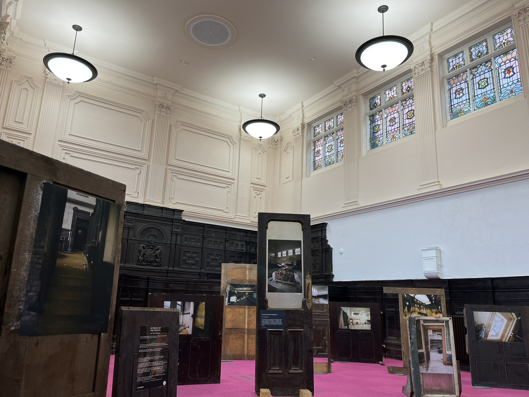 Exhibition at The Courts venue