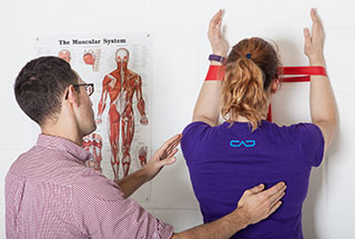 Physiotherapy treatment session