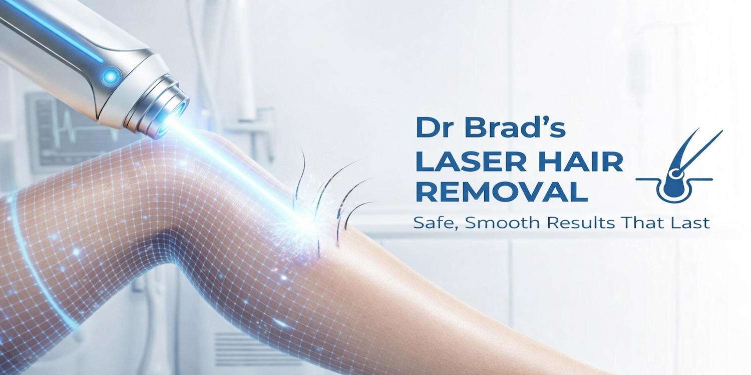 Laser hair removal banner