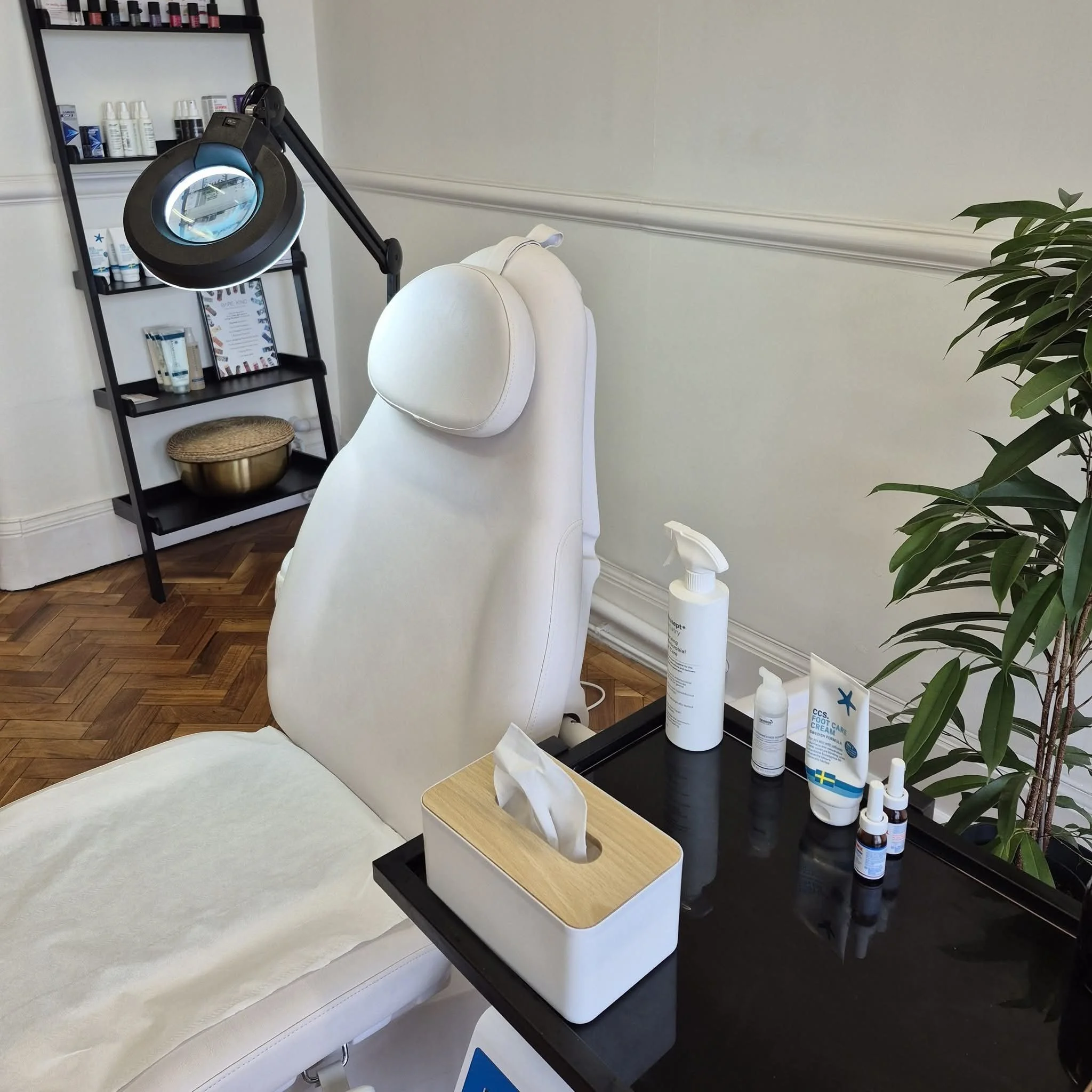 Farsley Foot Hub treatment room and clinic interior