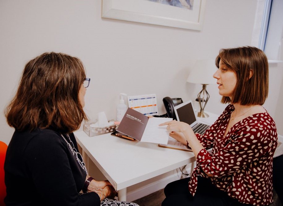 Dietitian consultation with a client at Fresh Approach Nutrition