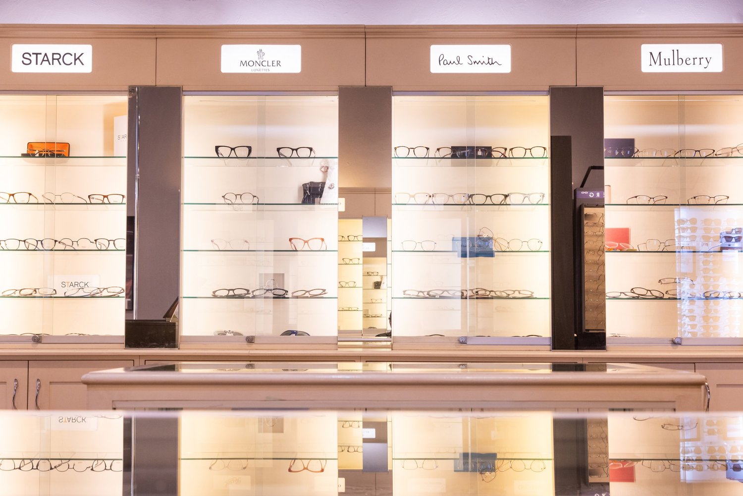 Interior of Goatman & Batham Opticians practice