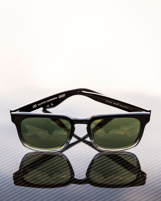 Designer eyewear advertisement