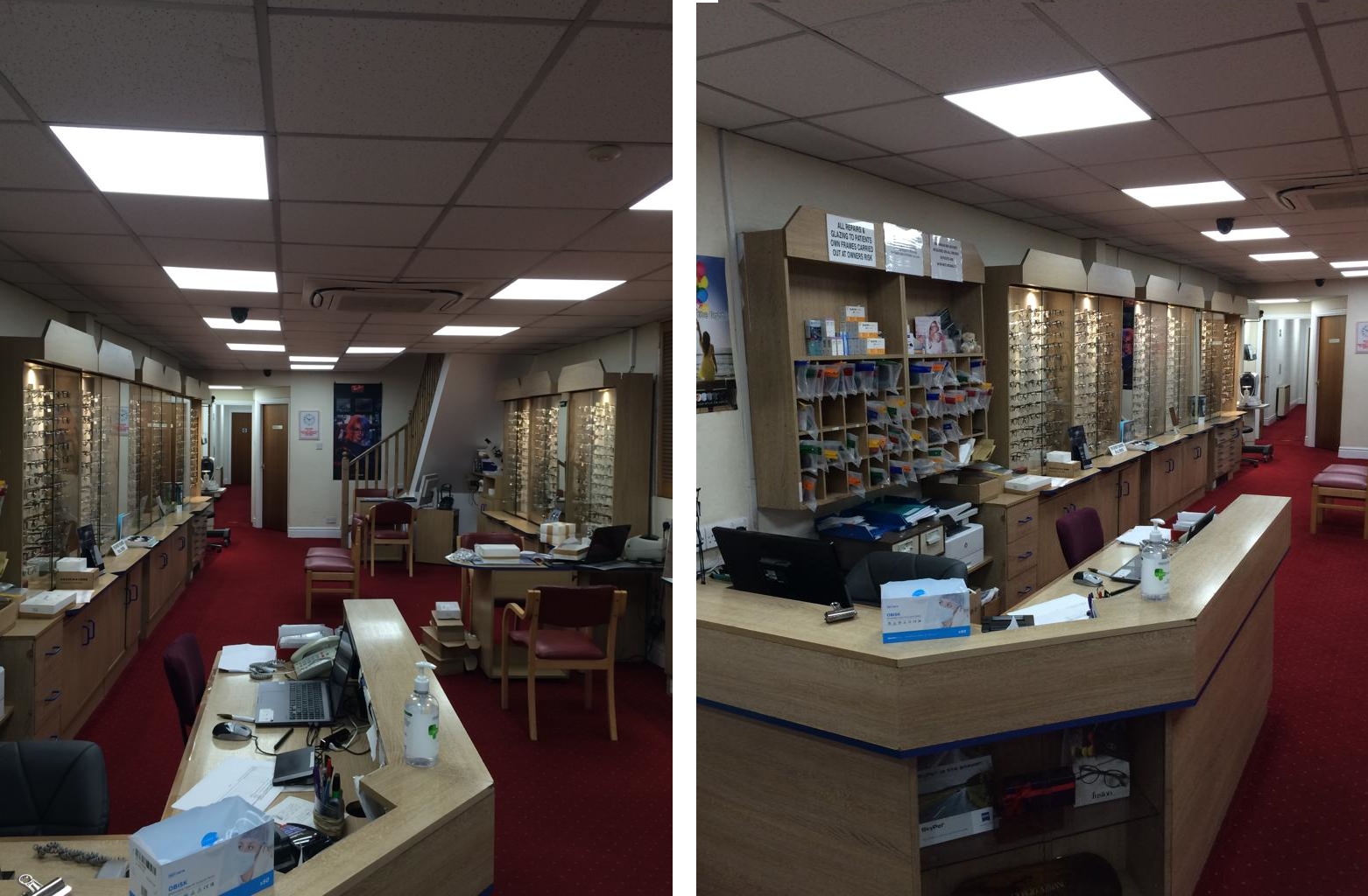 Inside JSR Opticians