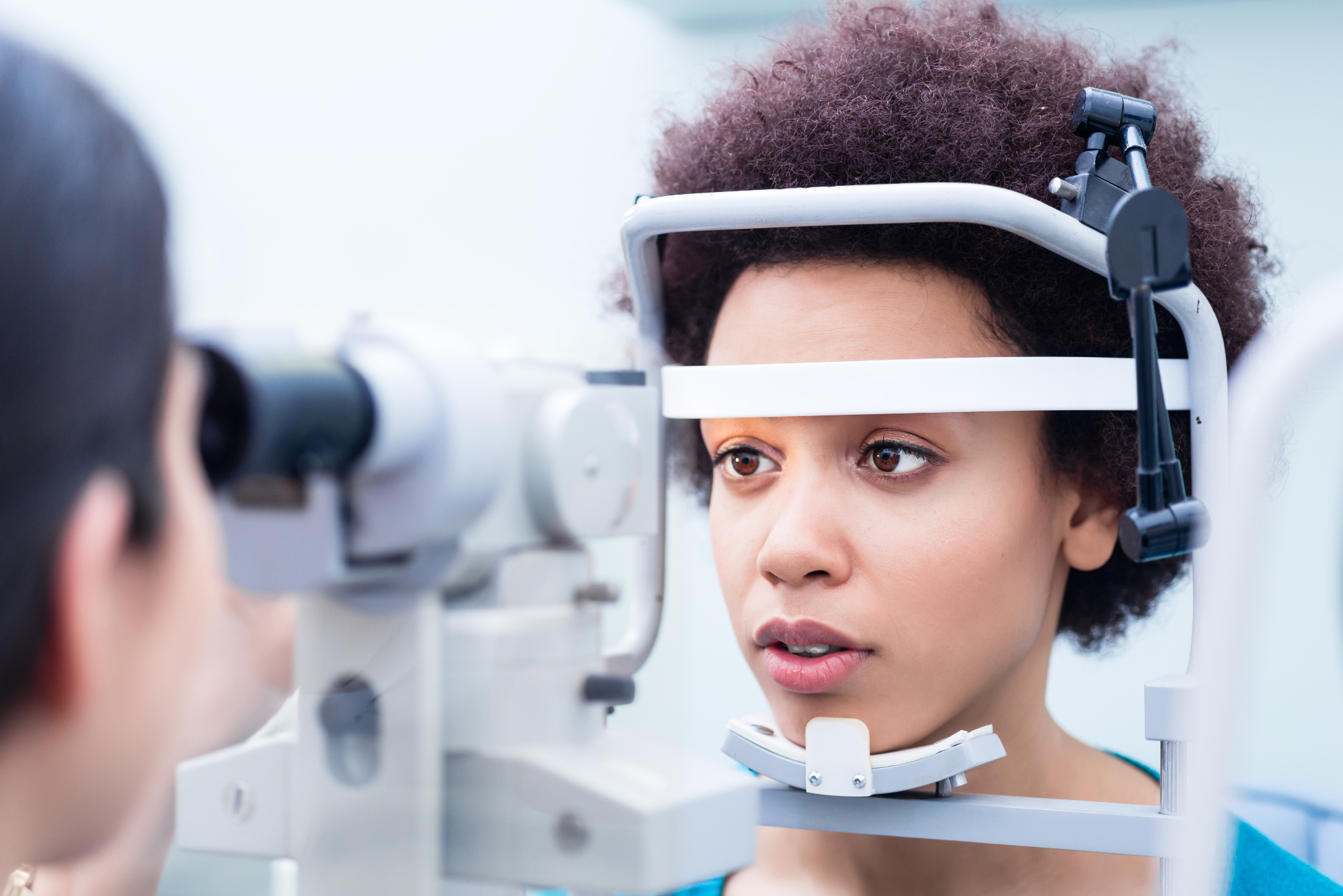 JSR Opticians homepage hero - eye test