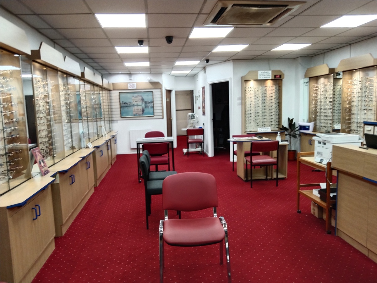 JSR Opticians practice interior - second location
