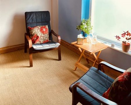 Counselling room interior, Bristol