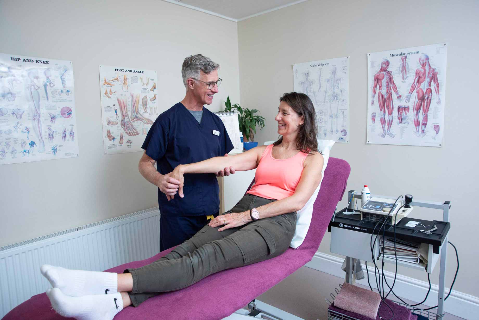 Rehabilitation gymnasium at Keith James Physiotherapy