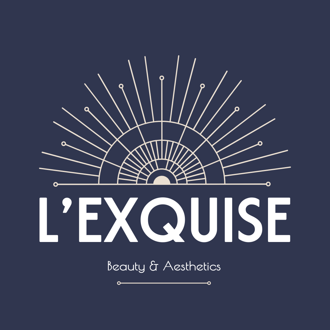 L'Exquise Beauty & Aesthetics salon interior showing treatment stations and decor