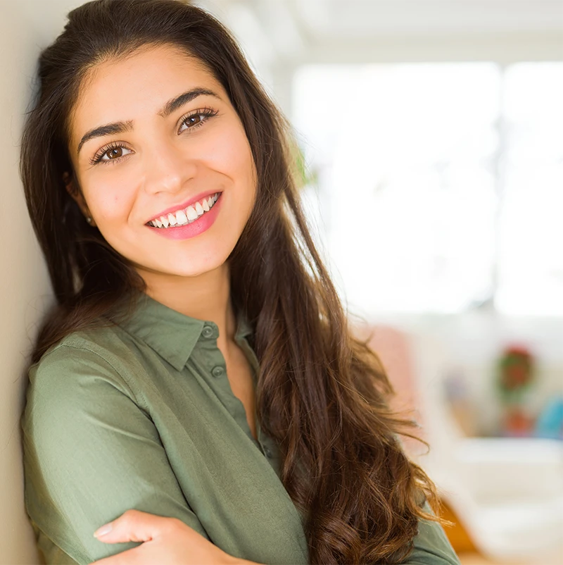 Patient smiling at Leeds Wellness Dental