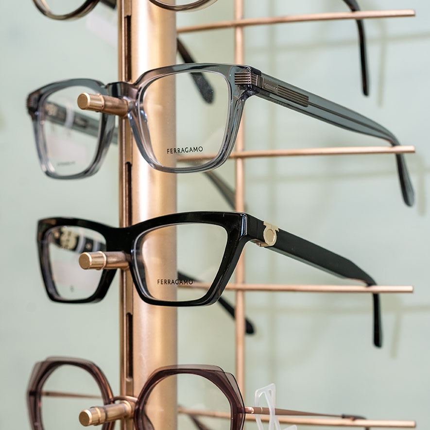 Glasses and frame styling at Leemings Opticians Didsbury