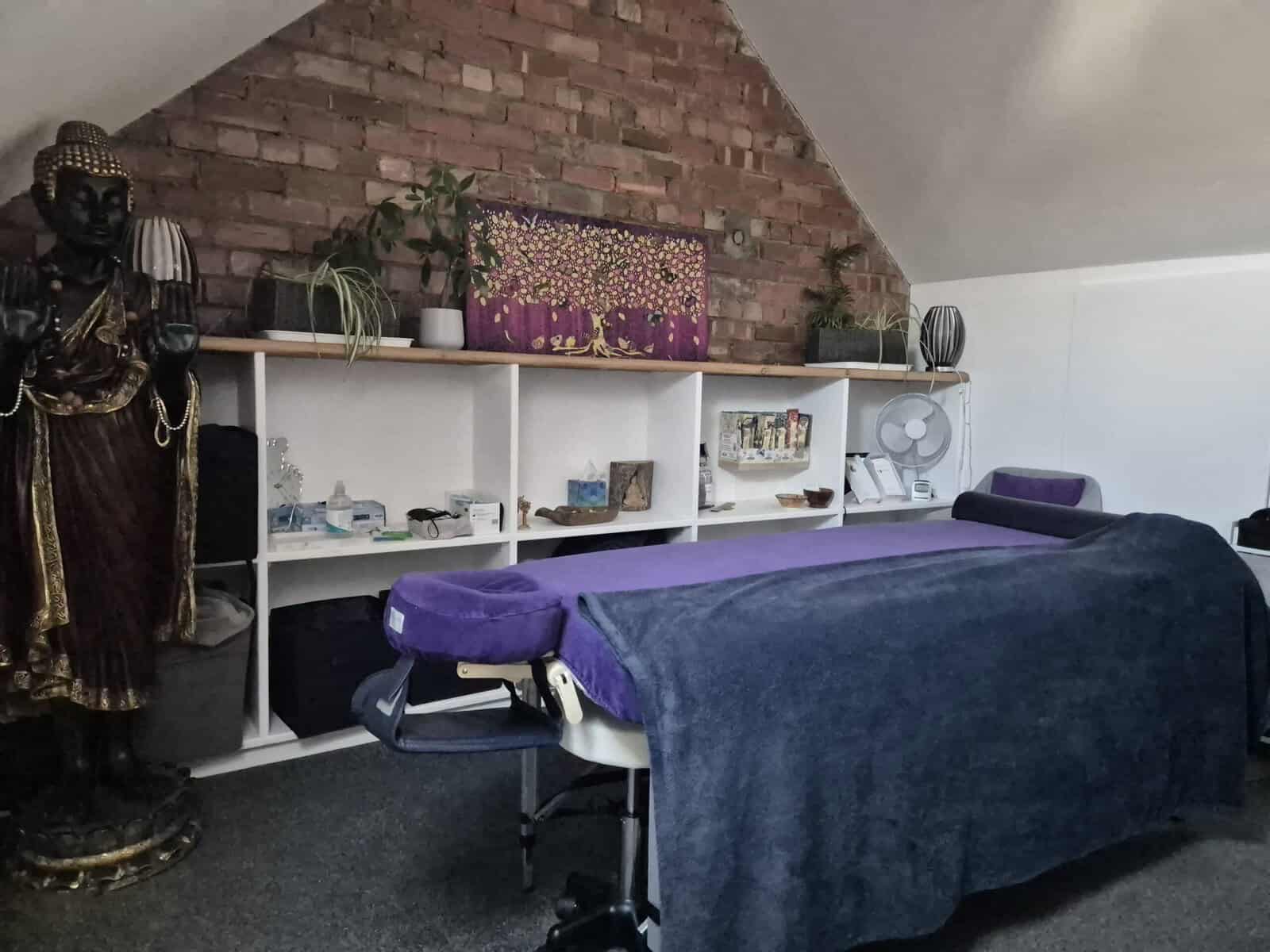 Treatment room interior