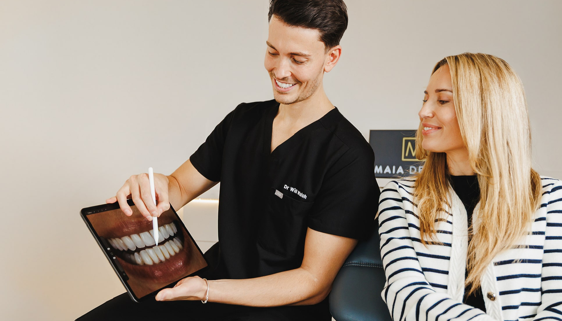 Maia Dental homepage hero image
