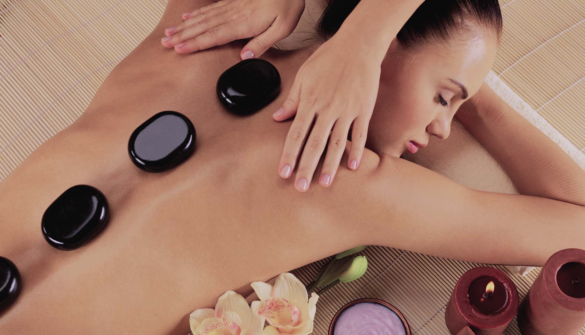 Professional massage treatment therapy session