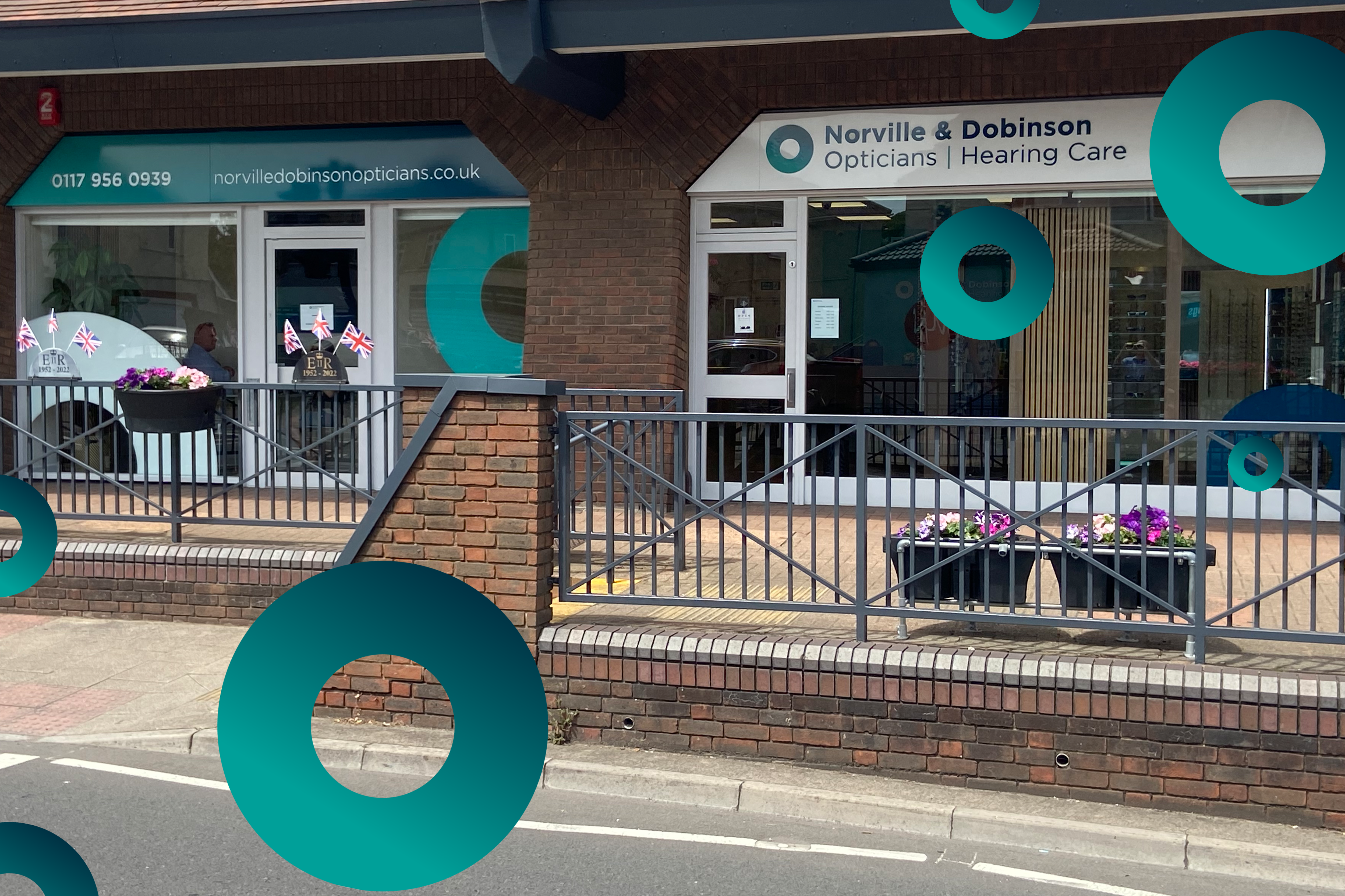 Outside / shopfront of the Downend practice (dobinson-outside)