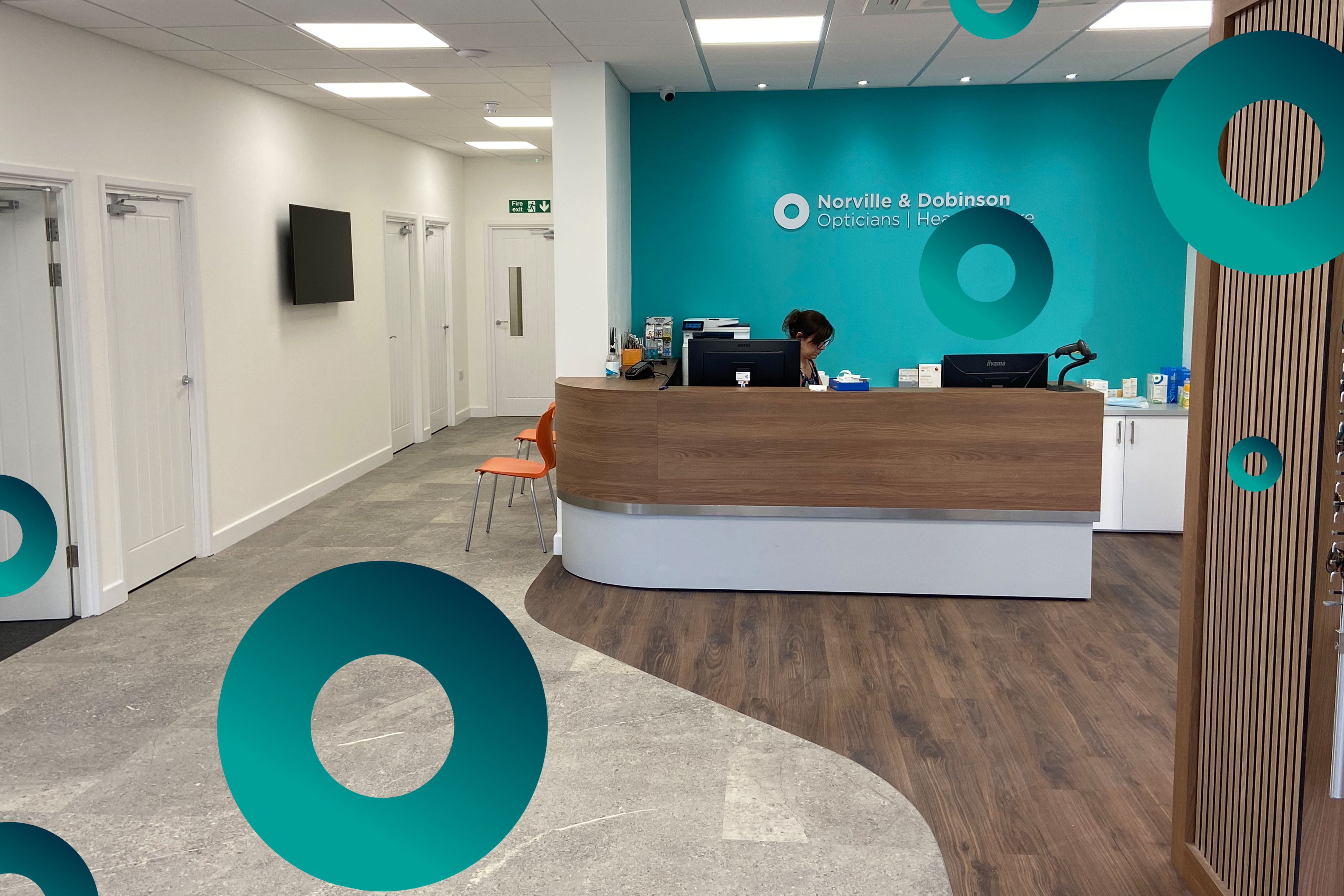 Practice reception area (reception-dobinson)