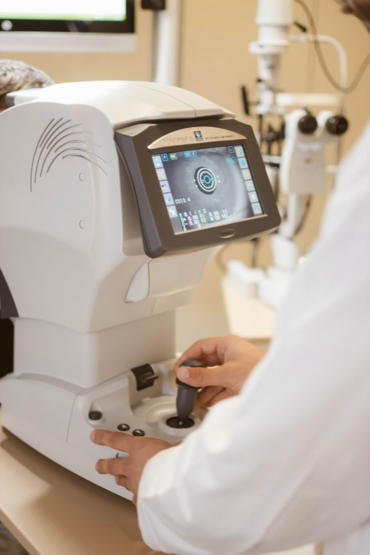 Eye examination at Openshaw Optical