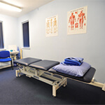 Physiotherapy treatment room