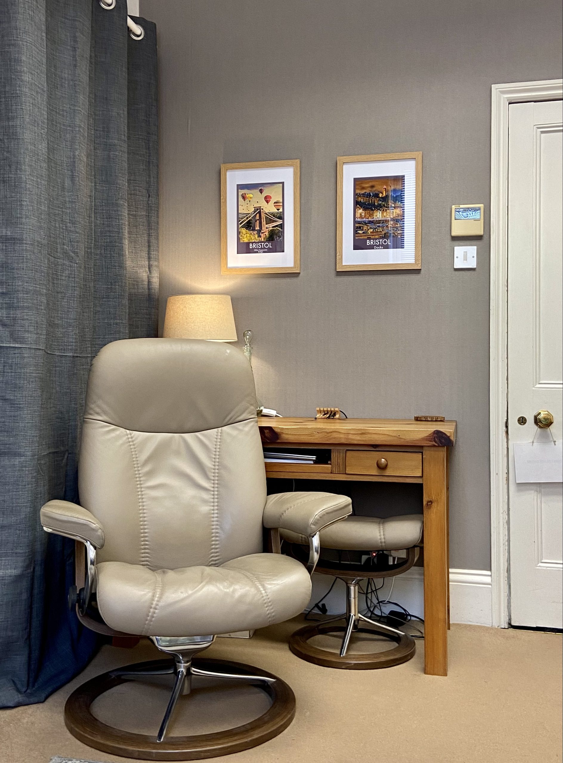 Therapist's chair in the consulting room