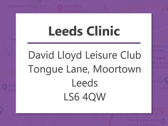 Leeds clinic facility and treatment area