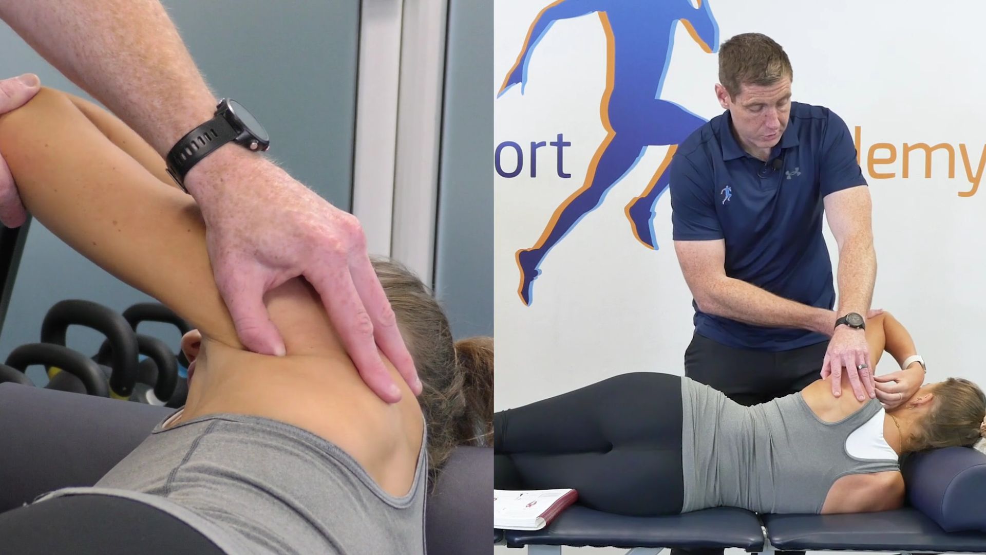 Hands-on physiotherapy treatment at ProSport Physiotherapy