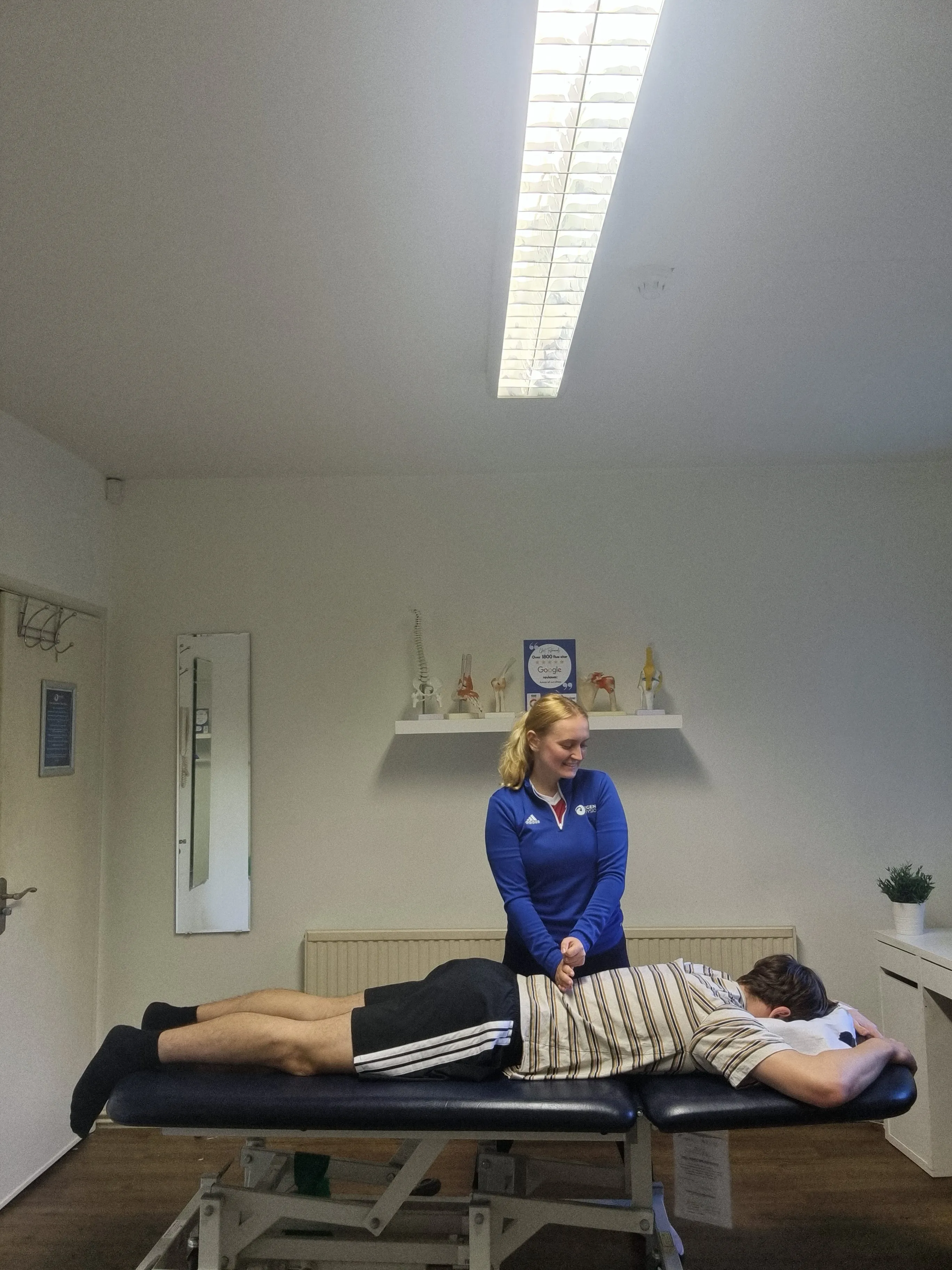 Regen Physio Alwoodley clinic interior with treatment area