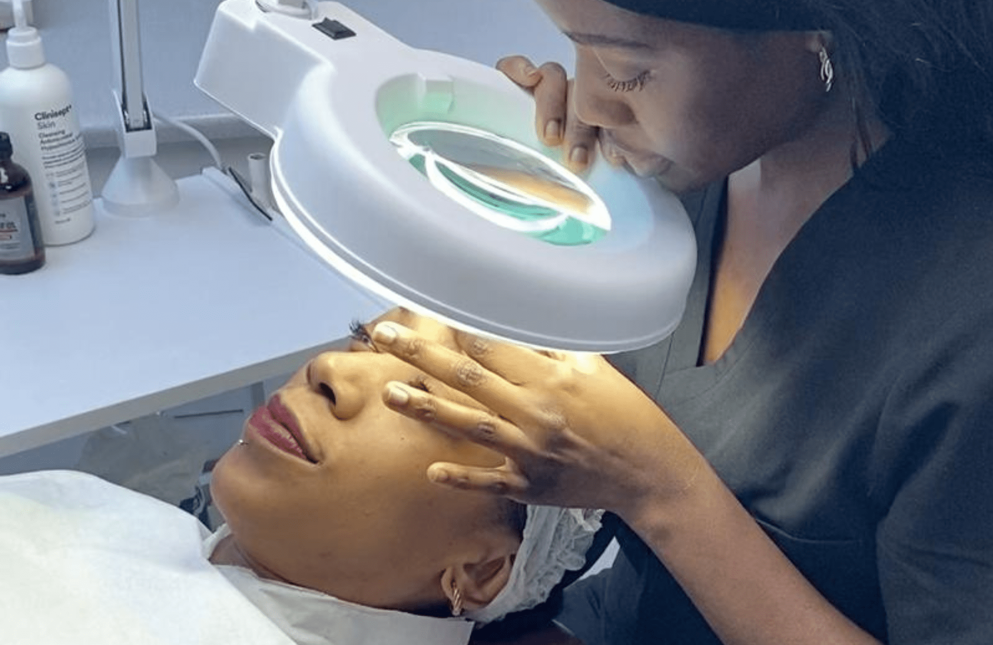 Roundhay Aesthetics hero image showcasing clinic branding