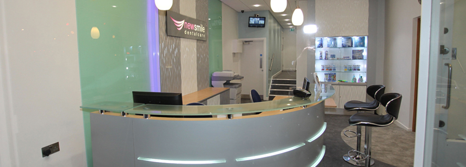 Dental care and patient treatment area