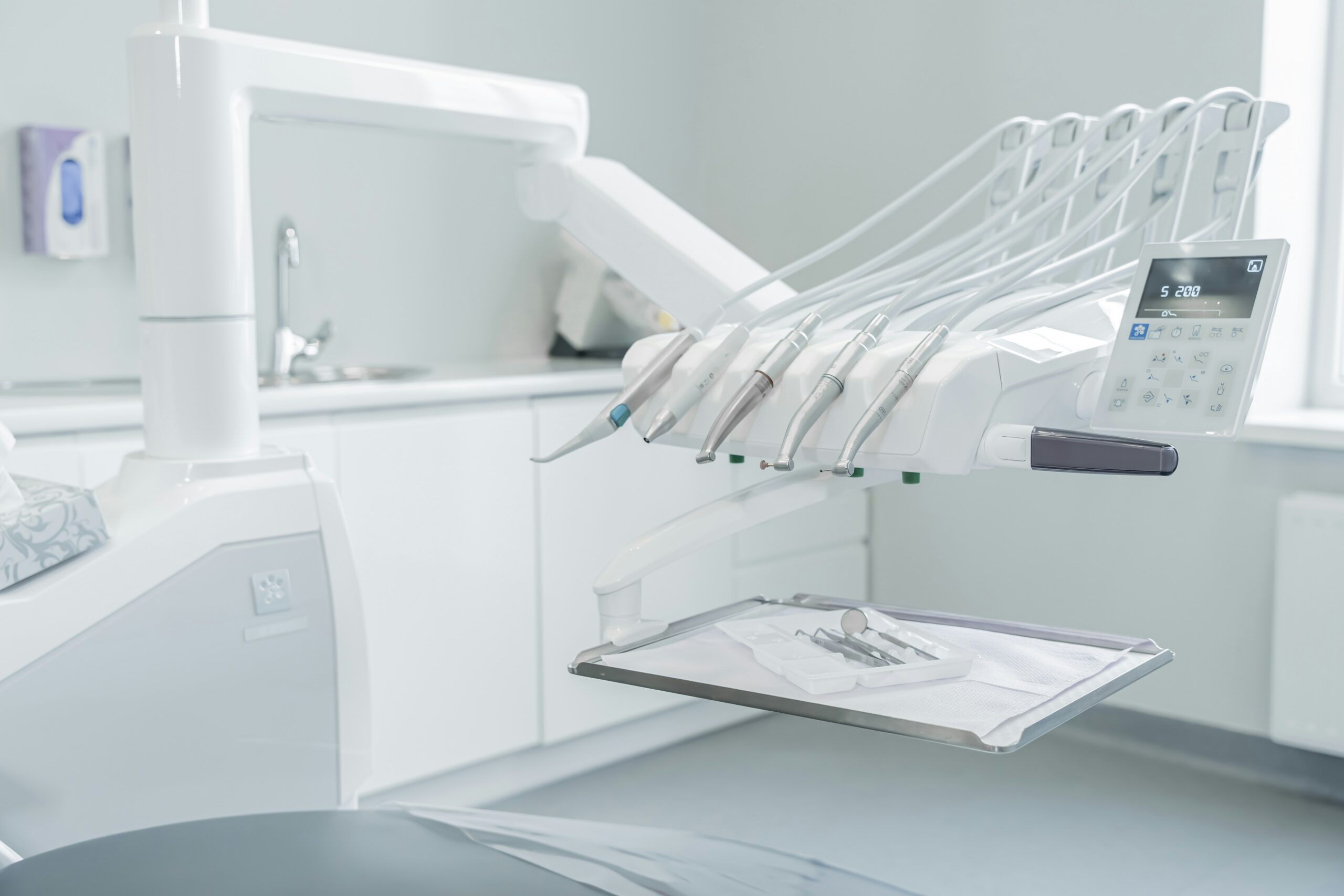 Dental treatment imagery on services page (stock)