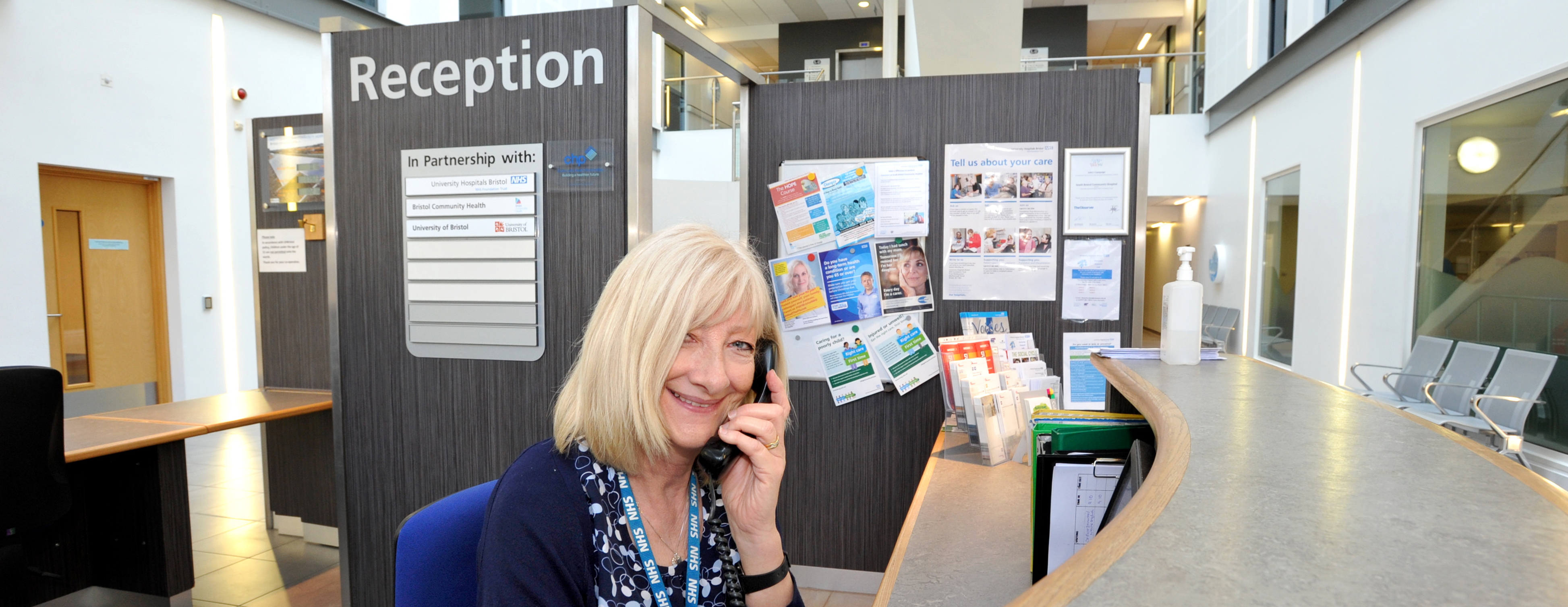 Inside South Bristol Community Hospital