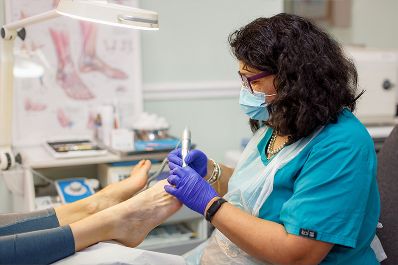 Chiropody treatment