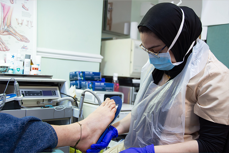 Podiatry treatment