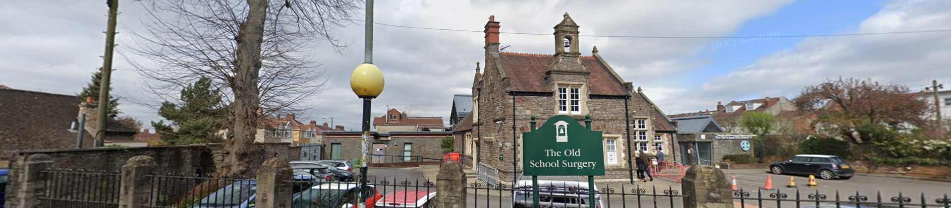 Exterior of The Old School Surgery, Manor Road, Fishponds, Bristol