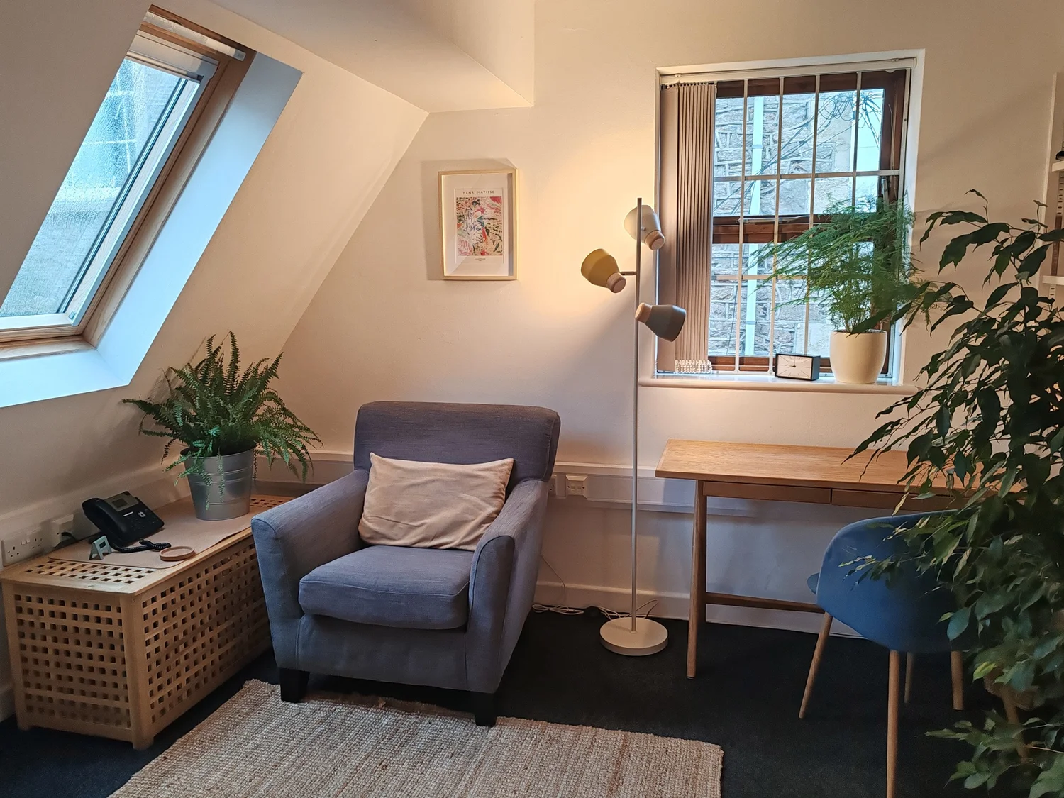 Consulting room interior at The Redland Practice