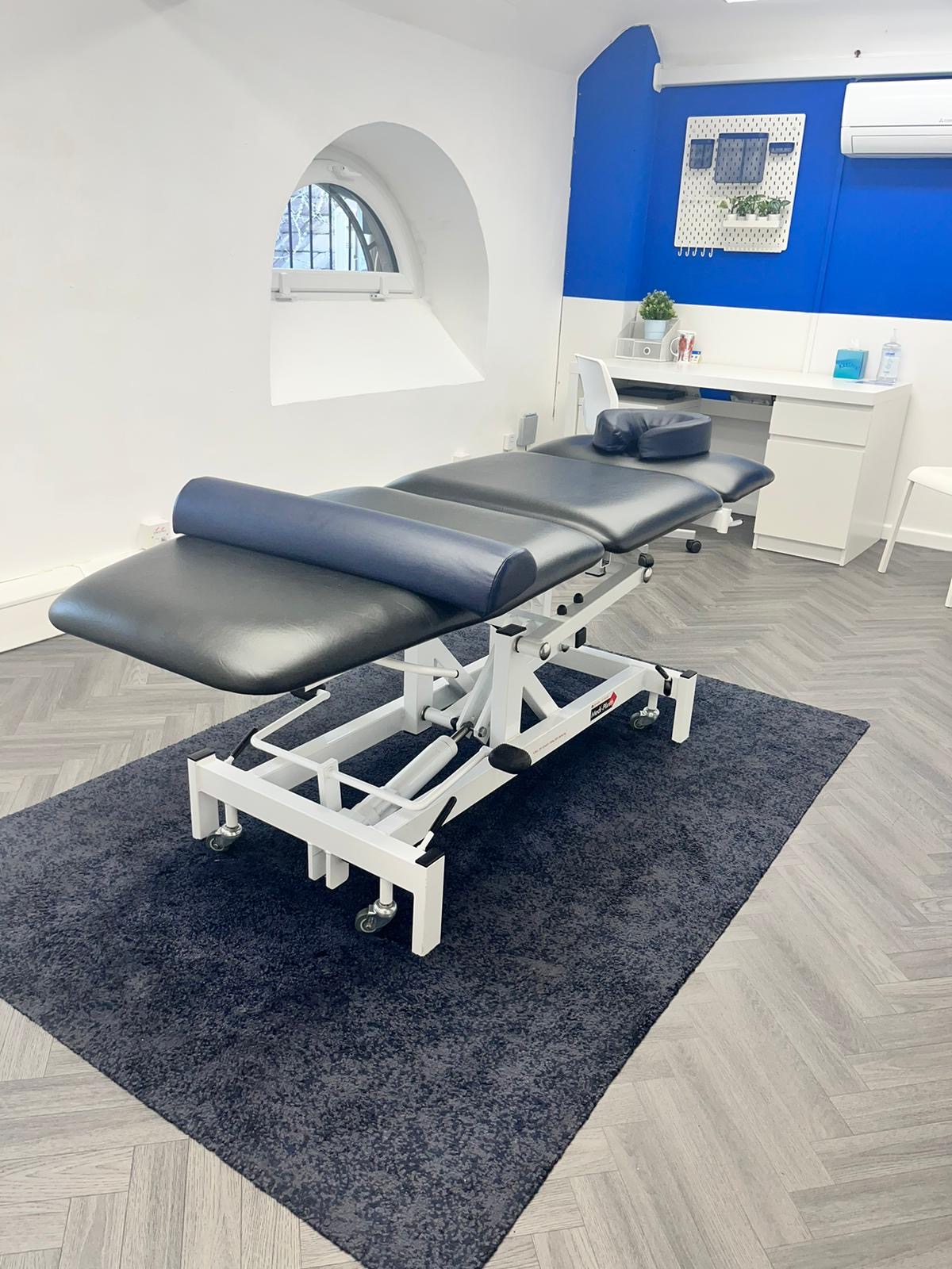 Treatment room at The Sports Therapy Clinic Morley