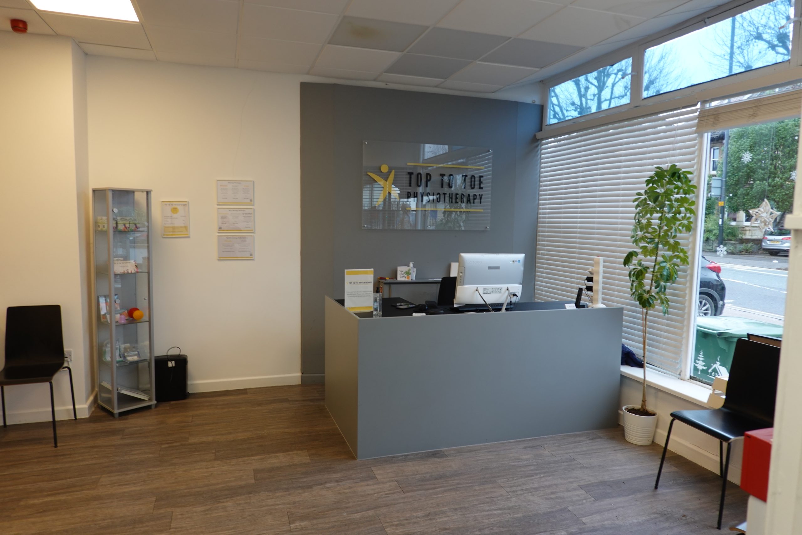 Knowle clinic reception area